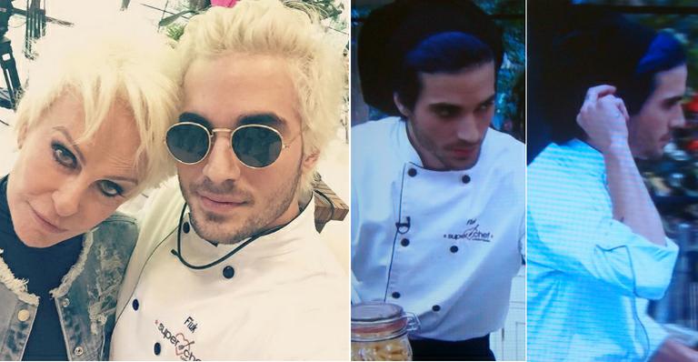 Após loiro platinado, Fiuk muda o visual e aparece com o cabelo azul
