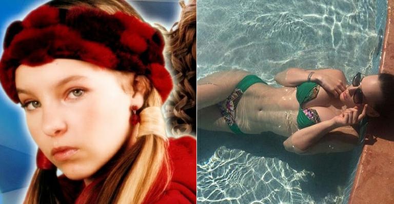 Aos 26, ex-atriz mirim mexicana Belinda exibe boa forma só de biquini em Ibiza