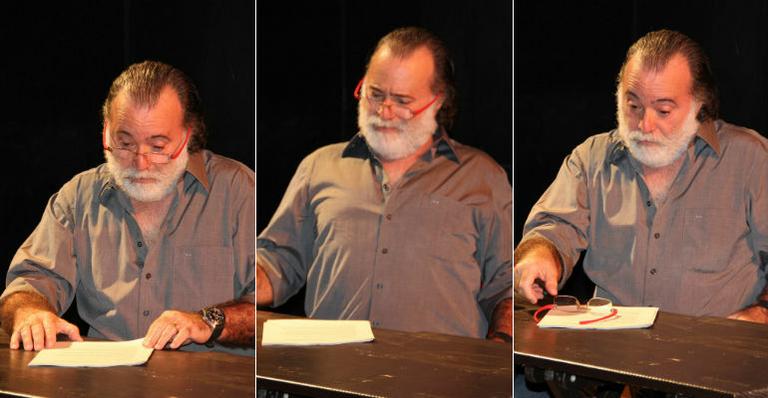 No Rio de Janeiro, Tony Ramos faz leitura da peça “Novas Diretrizes em Tempos de Paz”