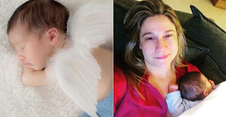 Filho de Fernanda Gentil vira anjinho em ensaio fotográfico