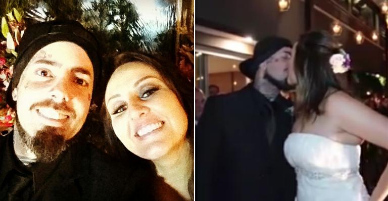 Tico Santa Cruz mostra vídeo de seu casamento com Luciana Rocha