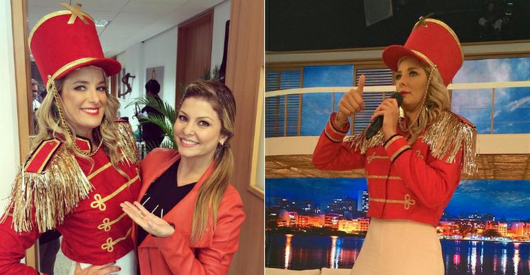 Ticiane Pinheiro realiza sonho de se vestir de paquita