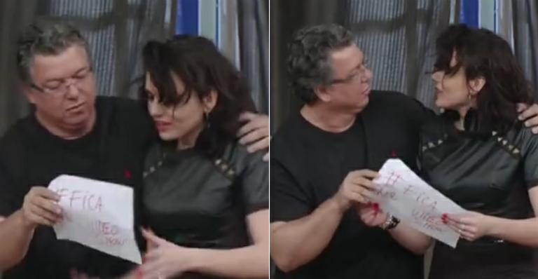 Boninho faz participação especial no ‘Tomara Que Caia’ e é trolado por Mônica Iozzi