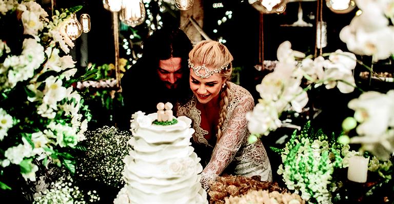 Romântica boda de Gee Rocha e Ana Carolina