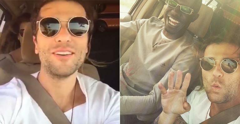 Depois de Giovanna Ewbank, Bruno Gagliasso visita a África