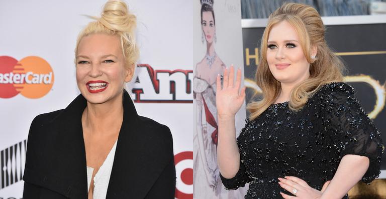 Sia lança música escrita sobre Adele, que ajudou na composição