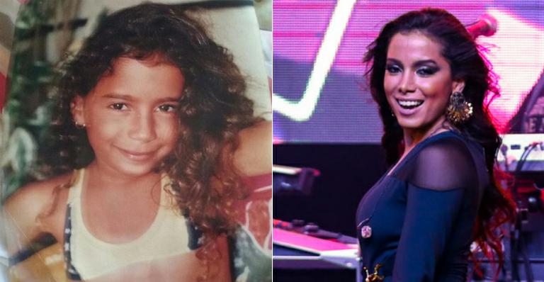 Do fundo do baú! Anitta mostra foto fazendo pose na infância
