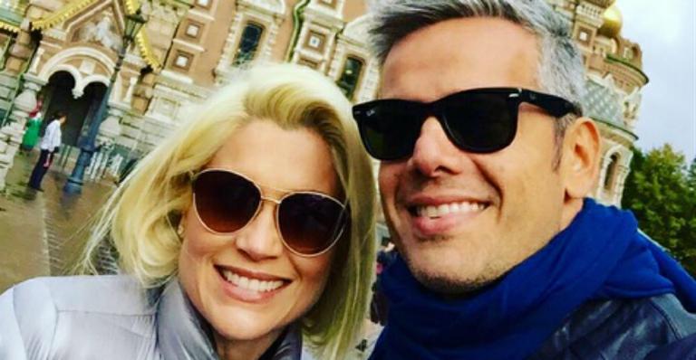 Flávia Alessandra e Otaviano Costa curtem viagem romântica na Rússia