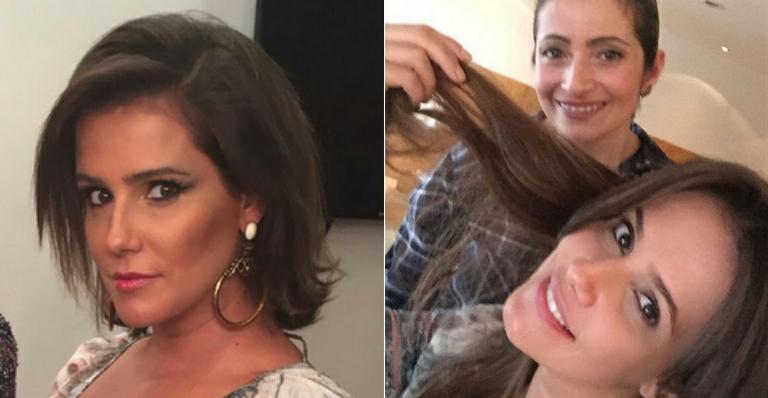 Deborah Secco muda o visual: “Resolvi brincar de ter cabelo grande”