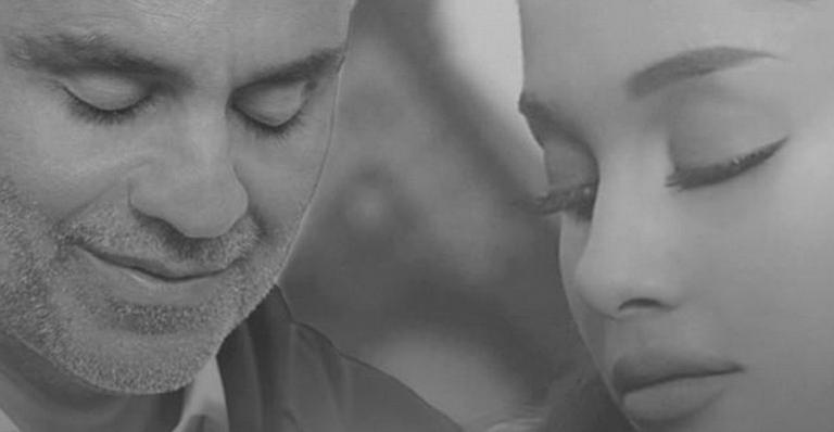 Ariana Grande grava dueto em italiano com Andrea Bocelli
