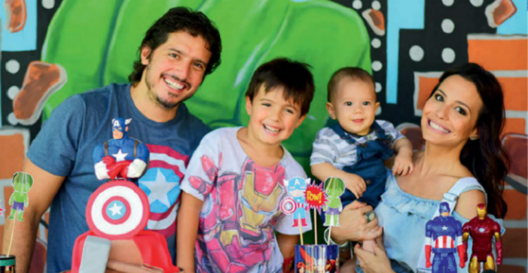 Juliana Knust celebra os 5 anos do herdeiro, Matheus