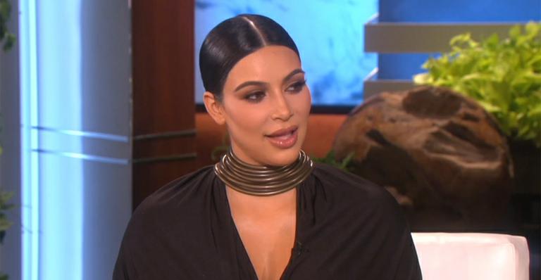 Grávida de 7 meses, Kim Kardashian diz estar se sentindo uma baleia