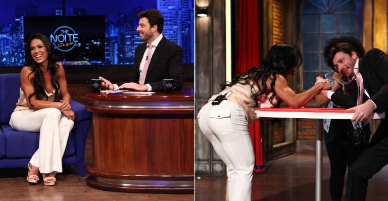 “Não me acho bonita”, revela Gracyanne Barbosa no ‘The Noite’