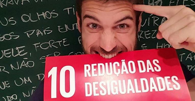 Marco Pigossi apoia iniciativa da ONU contra a desigualdade