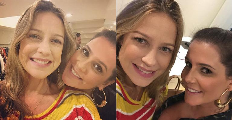 Luana Piovani e Deborah Secco: encontro de mamães