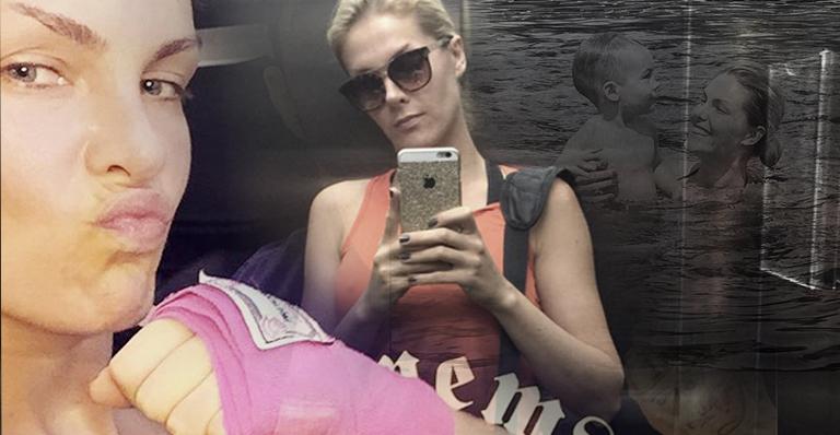 Ana Hickmann se desdobra para manter rotina fitness