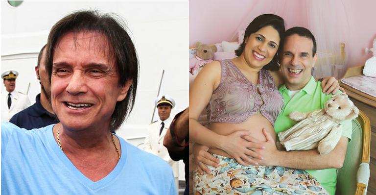 Roberto Carlos comemora o nascimento da pequena Laura, sua sétima neta