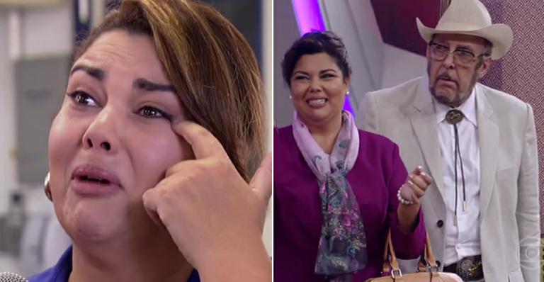 Fabiana Karla dá depoimento sobre Miele e cai no choro: ‘Estava inteiraço’