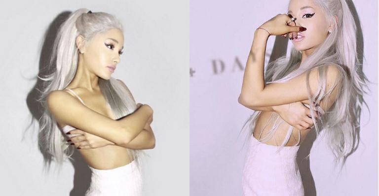 Ariana Grande surge loira platinada em divulgação de novo single
