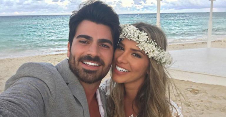 Ex-BBBs Adriana Sant’anna e Rodrigão se casam na República Dominicana