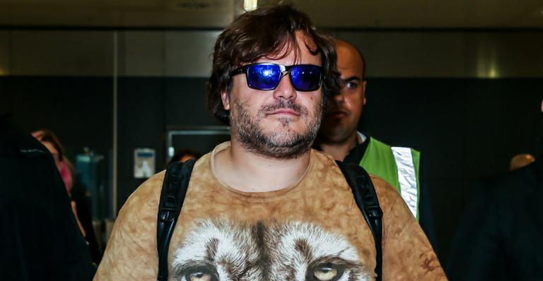 Ator Jack Black desembarca em São Paulo para lançar novo filme