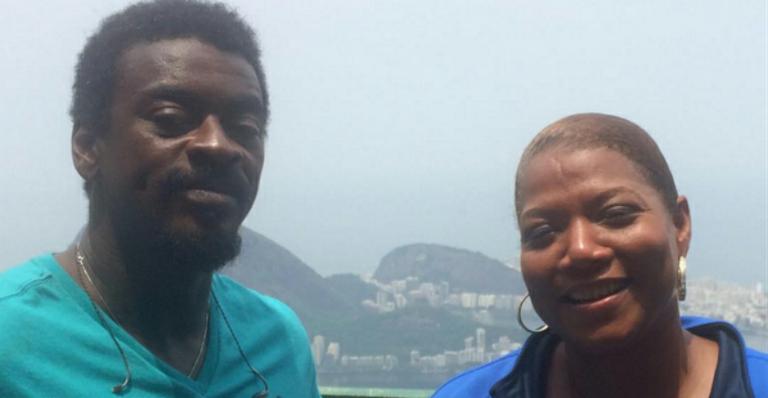No Brasil, Queen Latifah grava com Seu Jorge para a TV