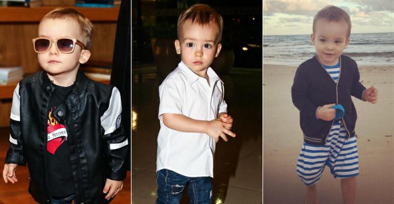 Alexandre Jr., filho de Ana Hickmann e Alexandre Correa, esbanja estilo na web