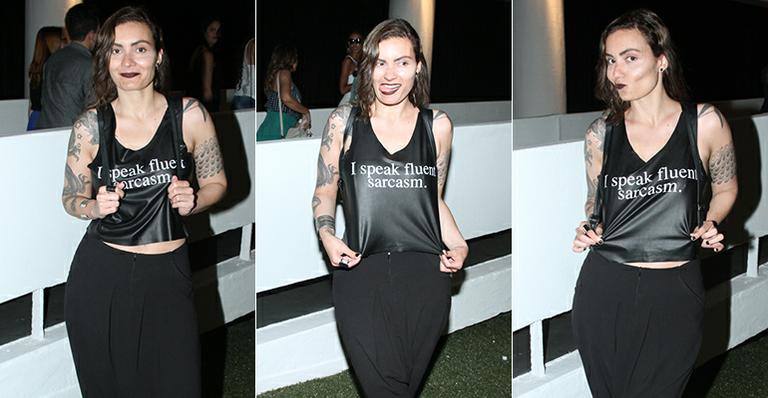 Rafaela Fischer confere desfiles do último dia de SPFW Inverno 2016