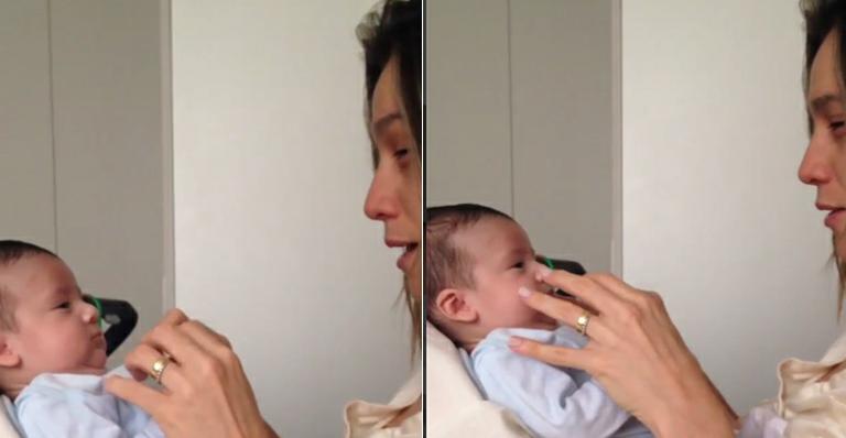 Gabriel, filho de Fernanda Gentil, dá show de fofura em vídeo