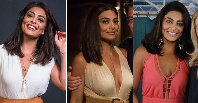 O novo cabelo monocromático de Juliana Paes para Totalmente Demais