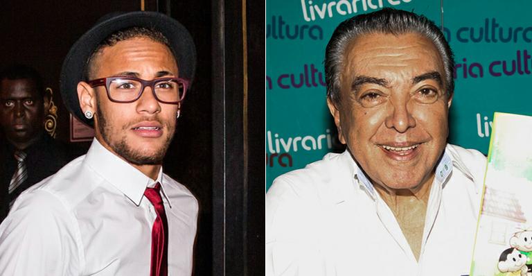 Neymar parabeniza Mauricio de Sousa pelos 80 anos