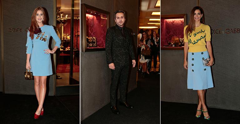 Alexandre Nero rouba a cena em evento fashion ao lado de beldades
