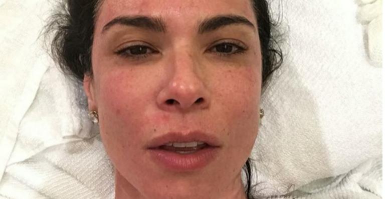 Luciana Gimenez completa 46 anos, faz selfie inusitada e avisa: “Fazendo a doida”