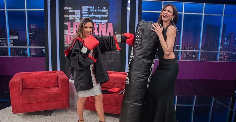 Luciana Gimenez recebe Patrícia Abravanel no seu programa ‘Luciana By Night’