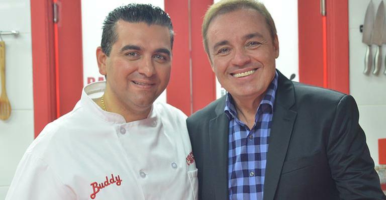 Gugu Liberato e Lisa Valastro, mulher de Buddy, participam da ‘Batalha dos Confeiteiros’