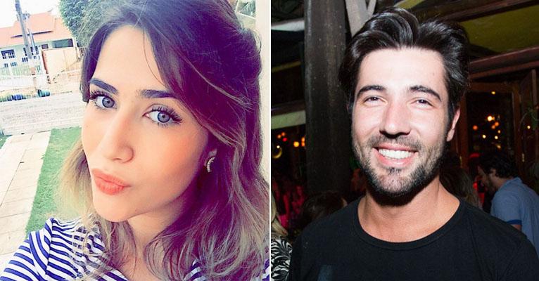 Jéssica Costa, filha de Leonardo, mostra sua barriga de grávida  e comemora