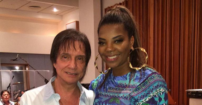 Ludmilla e Roberto Carlos ensaiam juntos para especial de fim de ano
