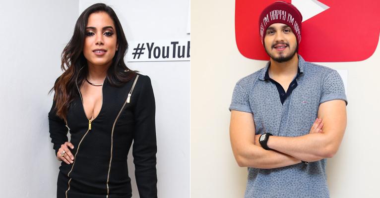 Anitta e Luan Santana marcam presença em evento teen