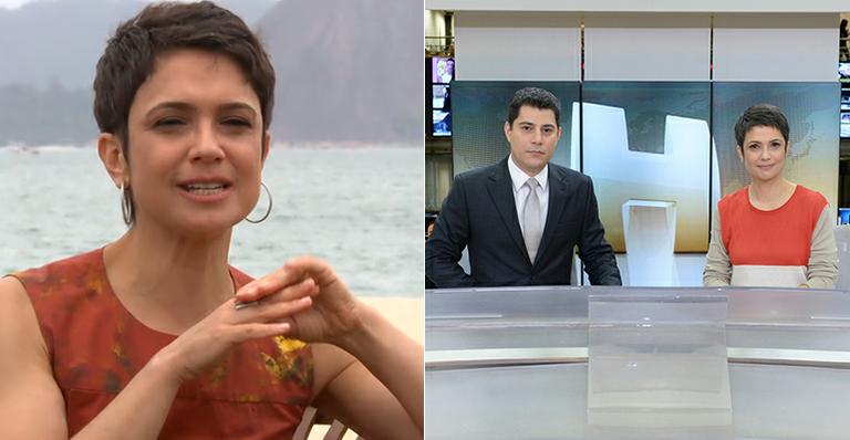 Sandra Annenberg fala da parceria de dez anos com Evaristo Costa: ‘Me sinto a irmã mais velha’
