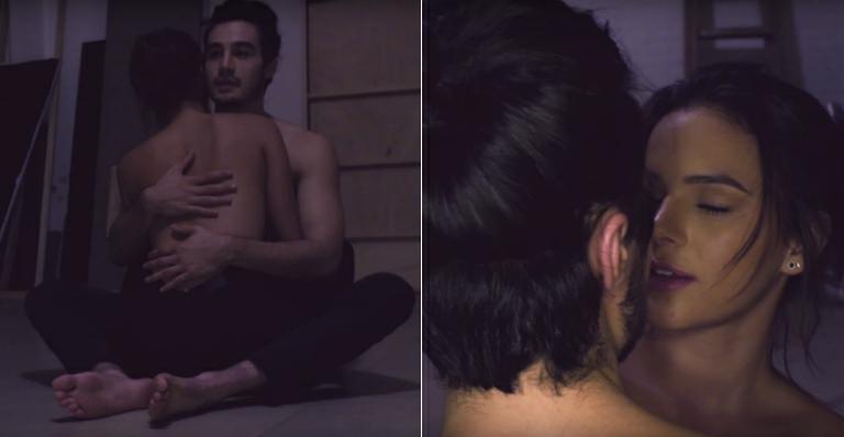 De topless, Bruna Marquezine protagoniza cenas quentes com namorado de Isabelle Drummond em clipe
