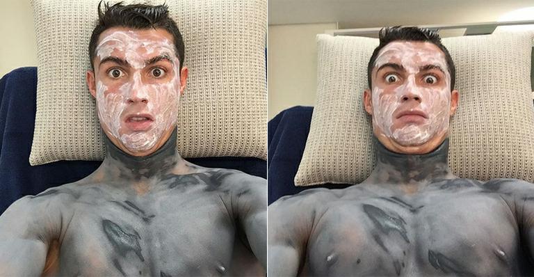 Cristiano Ronaldo mostra tratamento de beleza: “Momentos divertidos”
