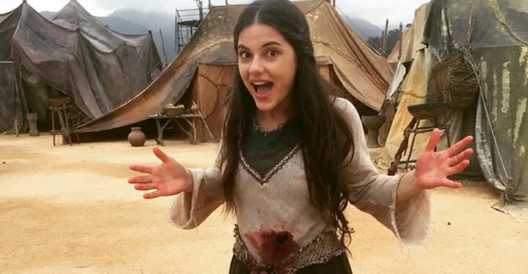 Gabriela Durlo mostra bastidores da morte de Eliseba em ‘Os Dez Mandamentos’