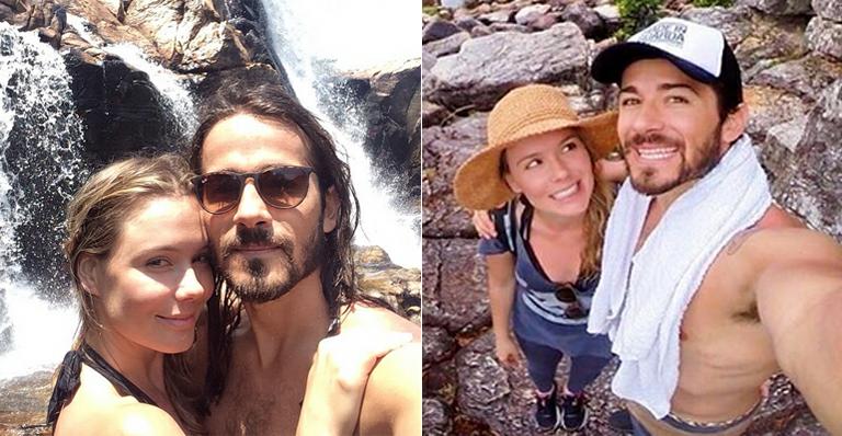 Graziella Schmitt e Paulo Leal comemoram primeiro mês de casamento