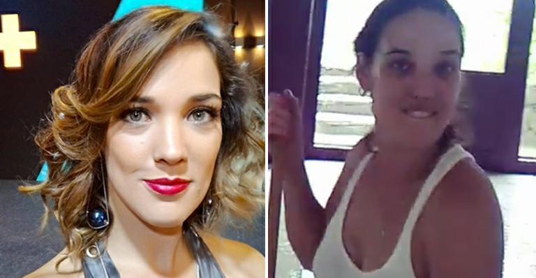 Adriana Birolli aparece ‘faxinando’ a casa nova e fã diz: ‘Gente como a gente’