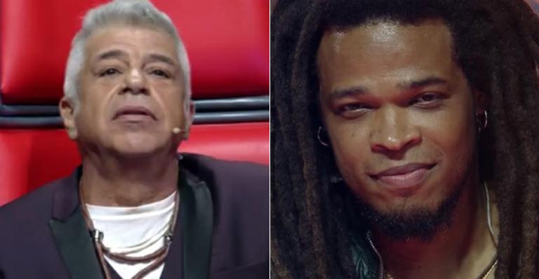 Lulu Santos brinca com cantor no ‘The Voice Brasil’: “Só fiquei pensando se ele veio de cueca”