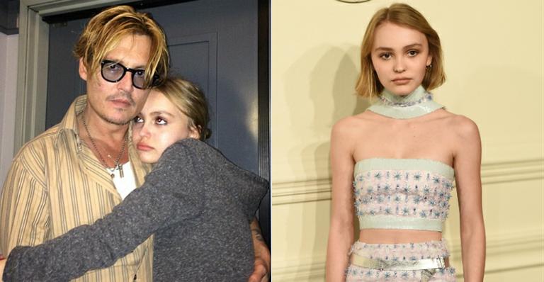 Johnny Depp fala sobre filha Lily-Rose assumir bissexualidade