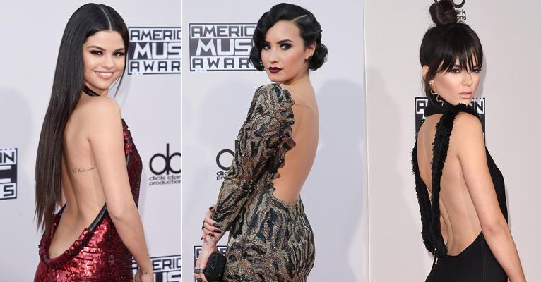 Decote nas costas conquista famosas como Selena Gomez no AMA; saiba como usar!