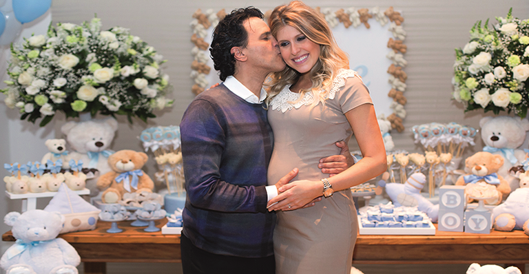 Juliana D’Agostini e João Marcello Bôscoli: pais