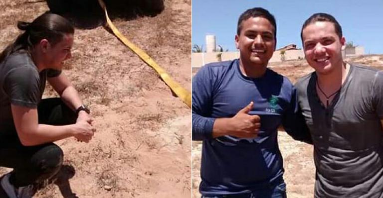 Fã atola carro nas dunas e recebe ajuda de Wesley Safadão