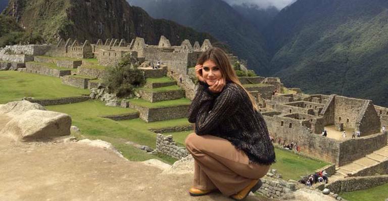 Top model Guisela Rhein posa para grife no Peru e desbrava o país